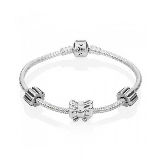 Pandora Bracelet-Silver Bow Jewelry