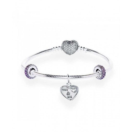 Pandora Bracelet-Tender Love Complete Jewelry