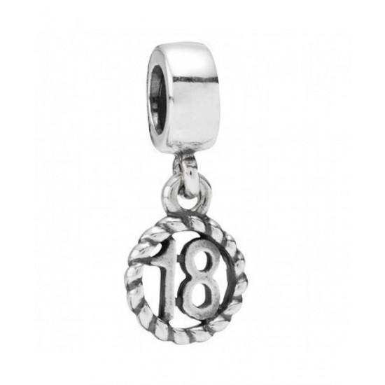 Pandora Charm-Silver 18