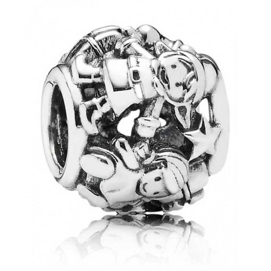 Pandora Charm-Silver Christmas Elves