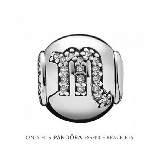 Pandora Charm-Essence Silver Scorpio Jewelry