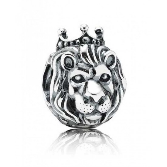 Pandora Charm-Silver Lion Head