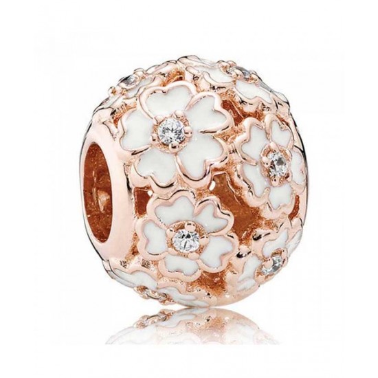 Pandora Charm-Rose White Primrose Meadow Jewelry