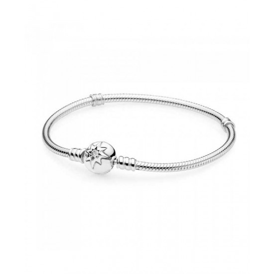 Pandora Bracelet-Silver Cubic Zirconia Starry Sky