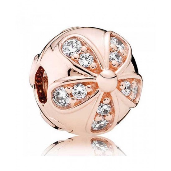 Pandora Clip-Rose Dazzling Daisies Jewelry