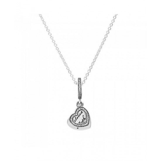 Pandora Necklace-Silver Beloved Mother